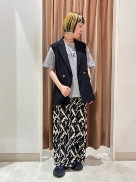 「大人ファッション」｜NICOLE whiteさん（レディース・157cm）の春コーディネート