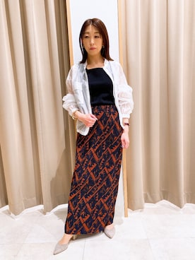 「大人ファッション」｜NICOLE whiteさん（レディース・152cm）の春コーディネート