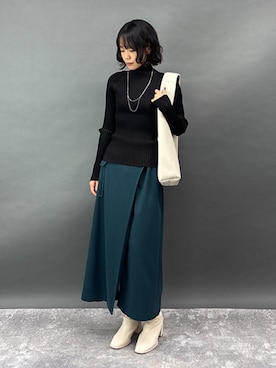 NICOLE whiteさん（レディース・167cm）の冬コーディネート