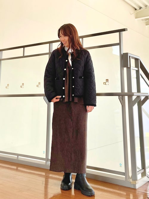 セール】キルティングジャケット（ノーカラージャケット）｜NICOLE