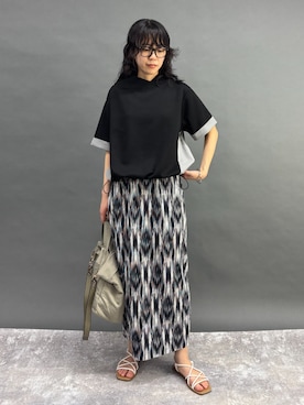 「大人ファッション」｜NICOLE whiteさん（レディース・167cm）の春コーディネート