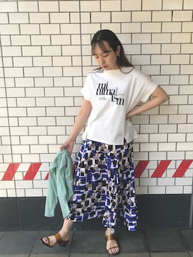 NICOLE whiteさん（レディース・163cm）の夏コーディネート