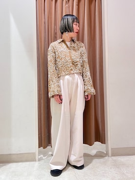 NICOLE whiteさん（レディース・157cm）の春コーディネート