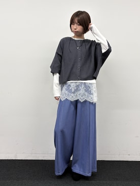 「セットアイテム」｜NICOLE whiteさん（レディース・160cm）の秋コーディネート
