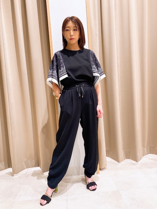 NICOLE white（ニコルホワイト） tシャツ スカーフスリーブTシャツ