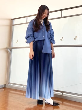 「NICOLE white（ニコルホワイト）のアイテム」を使った、NICOLE whiteさん（レディース・152cm）の春コーディネート