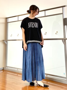 「NICOLE white（ニコルホワイト）のアイテム」を使った、NICOLE whiteさん（レディース・152cm）の春コーディネート