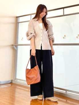 「NICOLE white（ニコルホワイト）のアイテム」を使った、NICOLE whiteさん（レディース・152cm）の春コーディネート