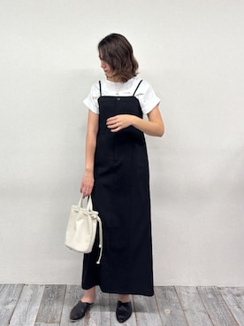 「大人ファッション」｜NICOLE whiteさん（レディース・164cm）の春コーディネート