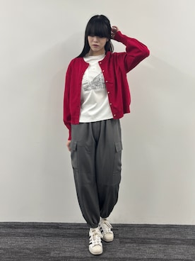 「NICOLE white（ニコルホワイト）のアイテム」を使った、NICOLE whiteさん（レディース・172cm）の春コーディネート