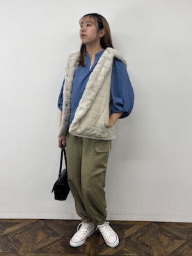 NICOLE whiteさん(レディース・164cm)の冬コーディネート