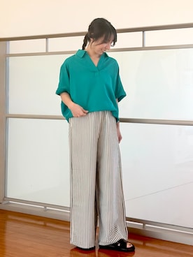 NICOLE whiteさん（レディース・157cm）の夏コーディネート