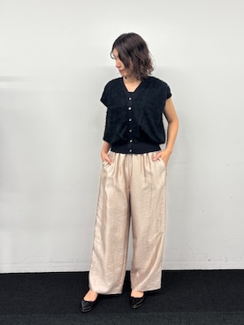 「大人ファッション」｜NICOLE whiteさん（レディース・164cm）の春コーディネート