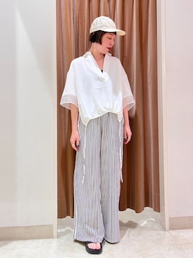 NICOLE whiteさん（レディース・157cm）の夏コーディネート