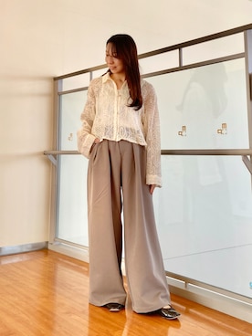 NICOLE whiteさん（レディース・152cm）の春コーディネート
