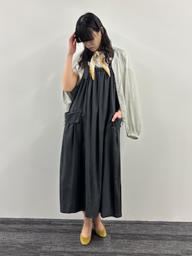 「NICOLE white（ニコルホワイト）のアイテム」を使った、NICOLE whiteさん（レディース・172cm）の春コーディネート