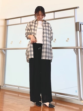 「NICOLE white（ニコルホワイト）のアイテム」を使った、NICOLE whiteさん（レディース・152cm）の春コーディネート