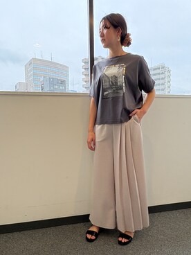 「大人ファッション」｜NICOLE whiteさん（レディース・164cm）の春コーディネート