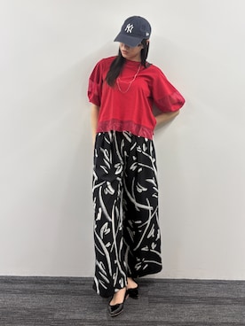 「NICOLE white（ニコルホワイト）のアイテム」を使った、NICOLE whiteさん（レディース・172cm）の春コーディネート