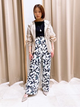 「NICOLE white（ニコルホワイト）のアイテム」を使った、NICOLE whiteさん（レディース・152cm）の春コーディネート