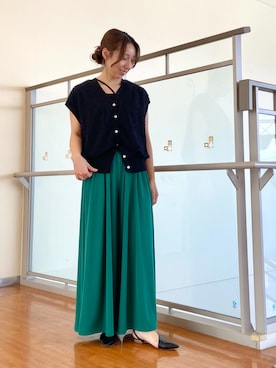 「シャギー」｜NICOLE whiteさん（レディース・152cm）の春コーディネート