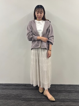 「NICOLE white（ニコルホワイト）のアイテム」を使った、NICOLE whiteさん（レディース・162cm）の春コーディネート