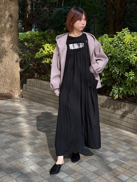 「NICOLE white（ニコルホワイト）のアイテム」を使った、NICOLE whiteさん（レディース・160cm）の春コーディネート