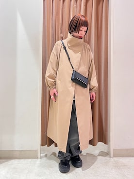 「NICOLE white（ニコルホワイト）のアイテム」を使った、NICOLE whiteさん（レディース・157cm）の春コーディネート