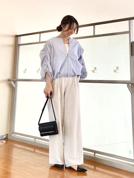 「NICOLE white（ニコルホワイト）のアイテム」を使った、NICOLE whiteさん（レディース・152cm）の春コーディネート