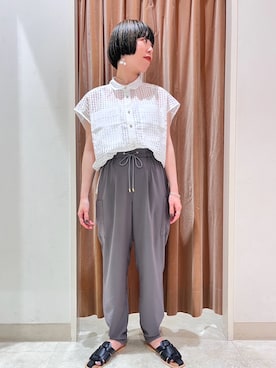 「オトナストリート」｜NICOLE whiteさん（レディース・157cm）の夏コーディネート