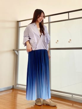 「NICOLE white（ニコルホワイト）のアイテム」を使った、NICOLE whiteさん（レディース・152cm）の春コーディネート