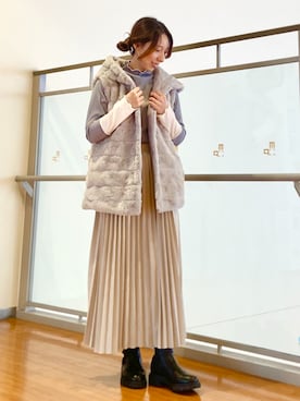 NICOLE whiteさん（レディース・152cm）の冬コーディネート