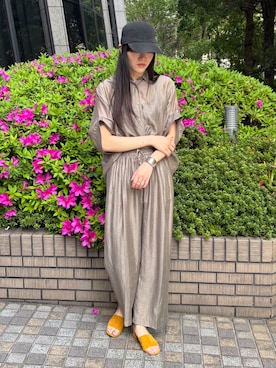 「NICOLE white（ニコルホワイト）のアイテム」を使った、NICOLE whiteさん（レディース・164cm）の春コーディネート