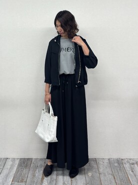 「大人ファッション」｜NICOLE whiteさん（レディース・164cm）の春コーディネート