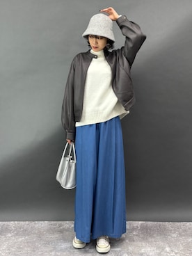 NICOLE whiteさん（レディース・167cm）の秋コーディネート