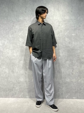 旭 惟吹さん（メンズ・180cm）の冬コーディネート