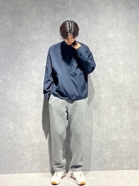「NANO universe（ナノユニバース）のアイテム（ジャケット/アウター）」を使った、旭 惟吹さん（メンズ・180cm）の冬コーディネート