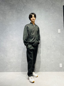 「NANO universe（ナノユニバース）のアイテム（ジャケット/アウター）」を使った、旭 惟吹さん（メンズ・180cm）の冬コーディネート