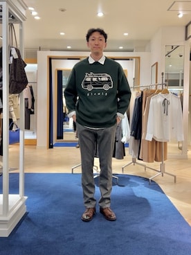 「アイテム（パンツ）」を使った、ooiさん（メンズ・178cm・30代）の秋コーディネート