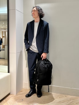 「アイテム（テーラードジャケット）」を使った、ooiさん（メンズ・178cm・30代）の夏コーディネート