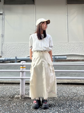 「NEWERA」｜ritaさん（レディース・155cm）の夏コーディネート