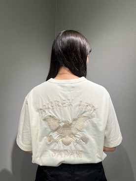 「AVIREX（アヴィレックス）のアイテム」を使った、ritaさん（レディース・155cm）の夏コーディネート