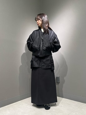 「アイテム（MA-1）」を使った、ritaさん（レディース・155cm）の夏コーディネート