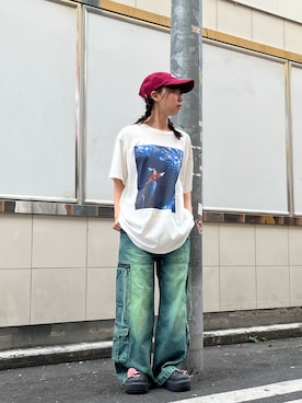 「コラボ」｜ritaさん（レディース・155cm）の夏コーディネート