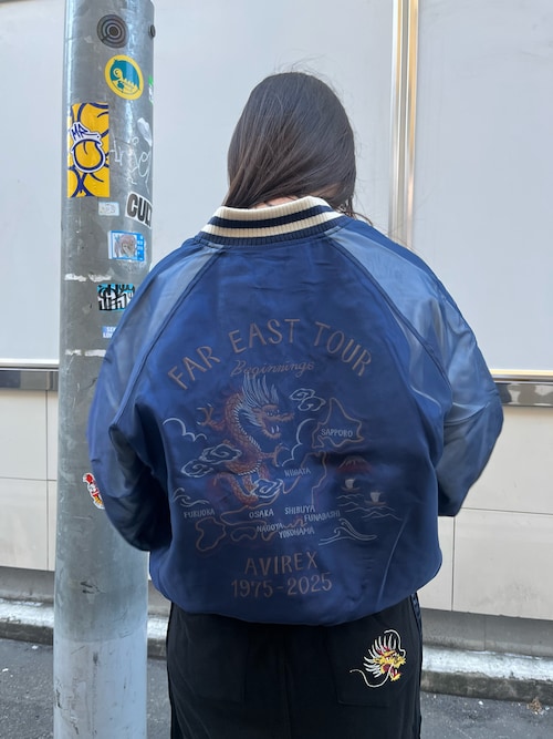 AVIREX スカジャン 「SOUVENIR COLLECTION」ORGANDY SKA JACKET