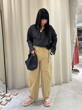 「TAW&TOE（トーアンドトー）のアイテム」を使った、hiyotenさん（レディース・162cm）の春コーディネート