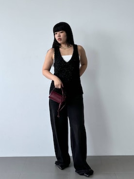 「BABYLONE（バビロン）のアイテム（バッグ）」を使った、hiyotenさん（レディース・162cm）の夏コーディネート