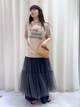 「NICOLAS LAINAS（ニコラスライナス）のアイテム」を使った、hiyotenさん（レディース・162cm）の夏コーディネート