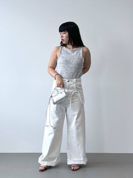 「BABYLONE（バビロン）のアイテム（バッグ）」を使った、hiyotenさん（レディース・162cm）の夏コーディネート