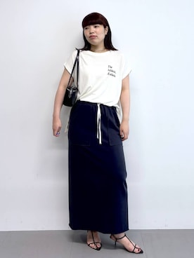 「Tony Bianco（トニービアンコ）のアイテム」を使った、hiyotenさん（レディース・162cm）の夏コーディネート